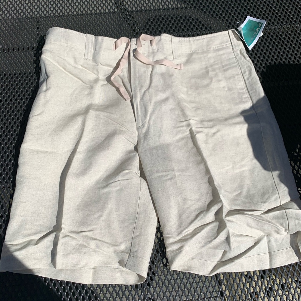 Cubavera Linen Blend Shorts NWT